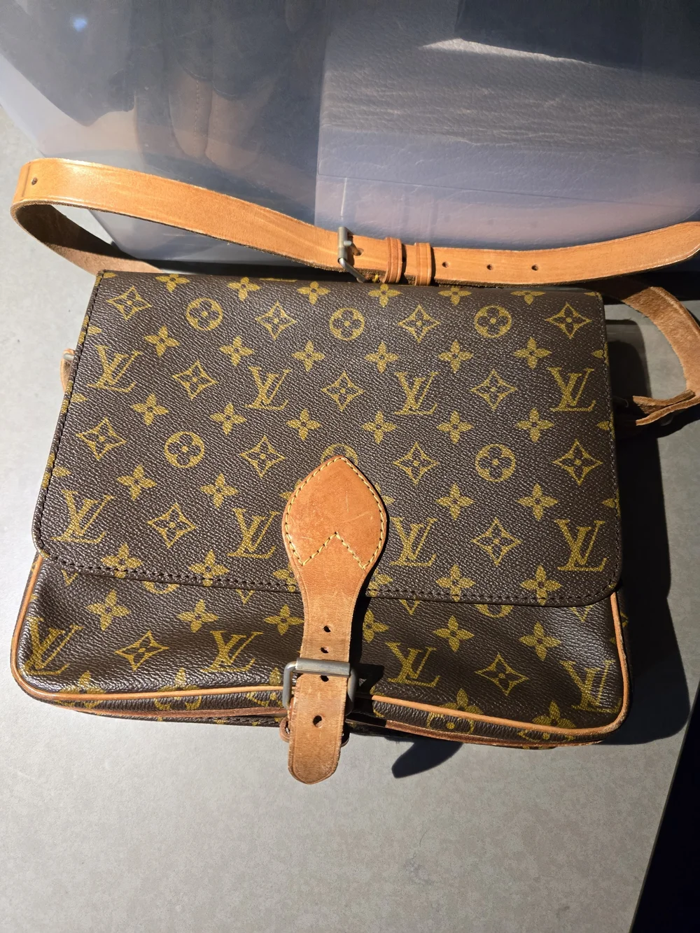 Louis Vuitton Brown Monogram Canvas Messenger Bag